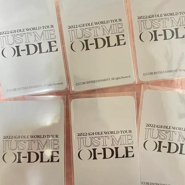 아이들 2022 월드투어 포카 i-dle