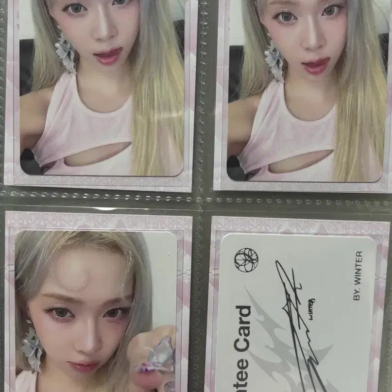 폭덤 ) 에스파 윈터 수퍼노바 아마겟돈 트레카 일괄