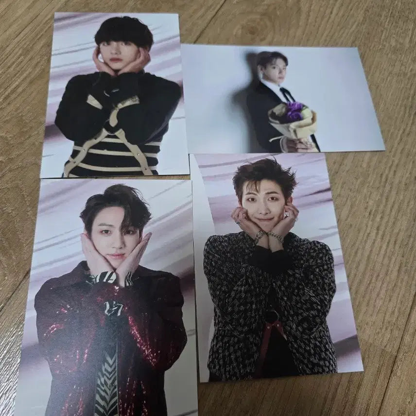 BTS 페이크러브 아이돌 공방포카 4장 정국 뷔 태형 남준 RM