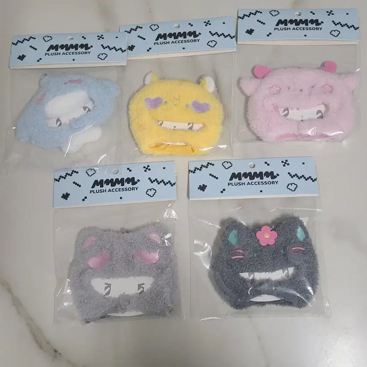 [미개봉] 플레이브 므메미무 인형+키링+모자 일괄 PLAVE