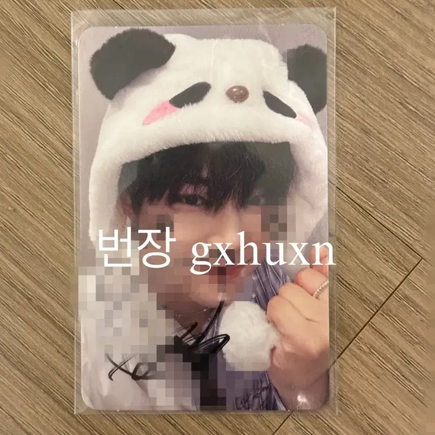 제베원 박건욱 싸인 포카 싸폴 양도 (얼굴낙서 O)