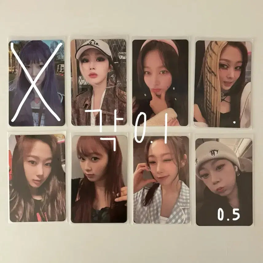 에스파 ㅇㅅㅍ 카리나 지젤 윈터 닝닝 포카 판매