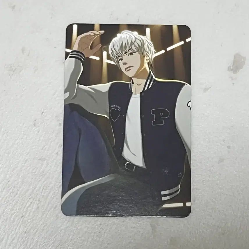 플레이브 앙콘 md 바시티자켓 포카 은호 양도