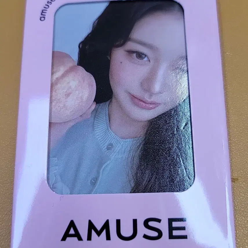 아이브 장원영 어뮤즈 복숭아포카