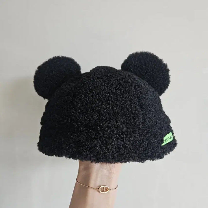 [BUNJANG] Fluffy Mickey Hat / 새상품))뽀글이미키모자