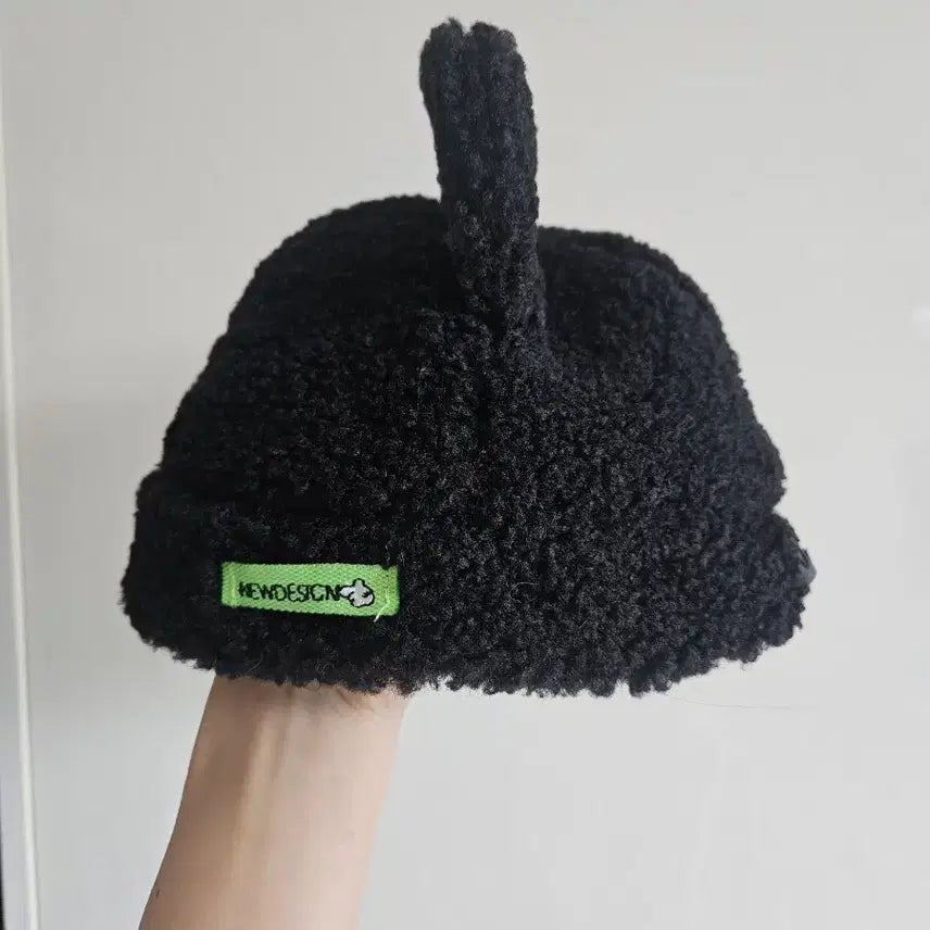 [BUNJANG] Fluffy Mickey Hat / 새상품))뽀글이미키모자