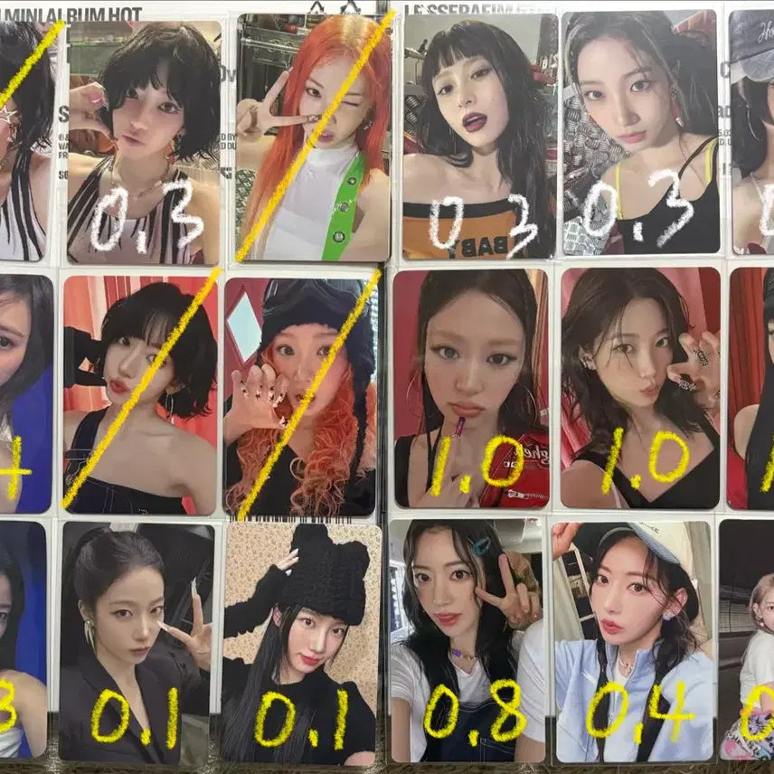 르세라핌 스파게티 포카 포토카드