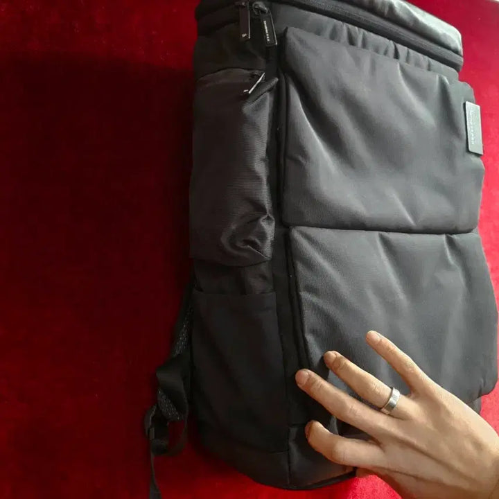 [BUNJANG] Samsonite Red Multi-Pocket Business Casual Backpack / 샘소나이트 레드 멀티포켓 비즈니스캐주얼 백팩