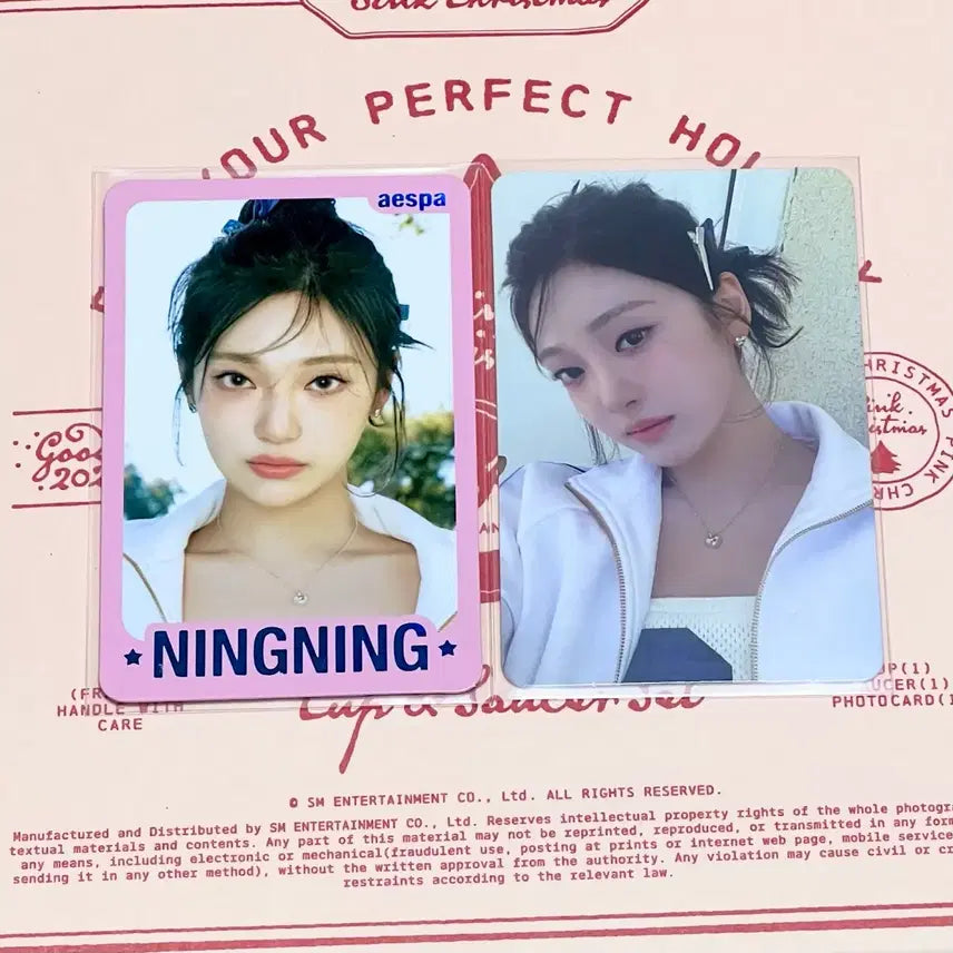 닝닝 포카 2장 일괄 양도해요! 에스파 마이월드 지젤 카리나 윈터