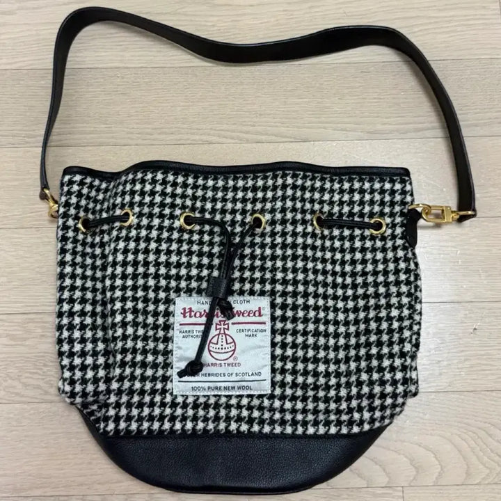 [BUNJANG] Grace Jay Harris Tweed Bucket Bag / 그레이스제이 해리스트위드 버킷백