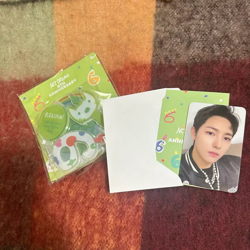 엔시티드림 6주년 기념 아크릴스탠드 포카 런쥔 세트