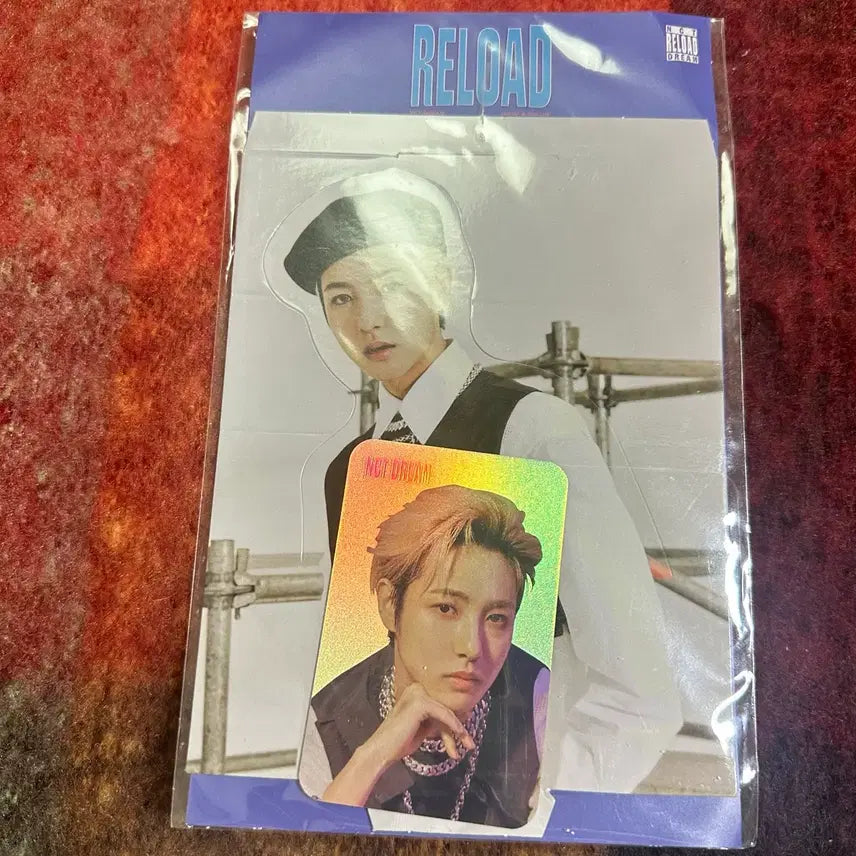 엔시티 드림 리로드 런쥔 포토카드 홀카 홀로그램 카드