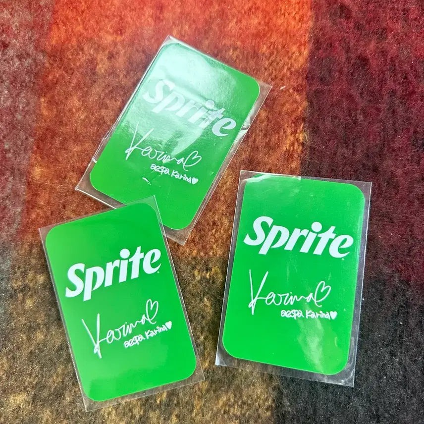 칠성 사이다 제로 카리나 포카 에스파