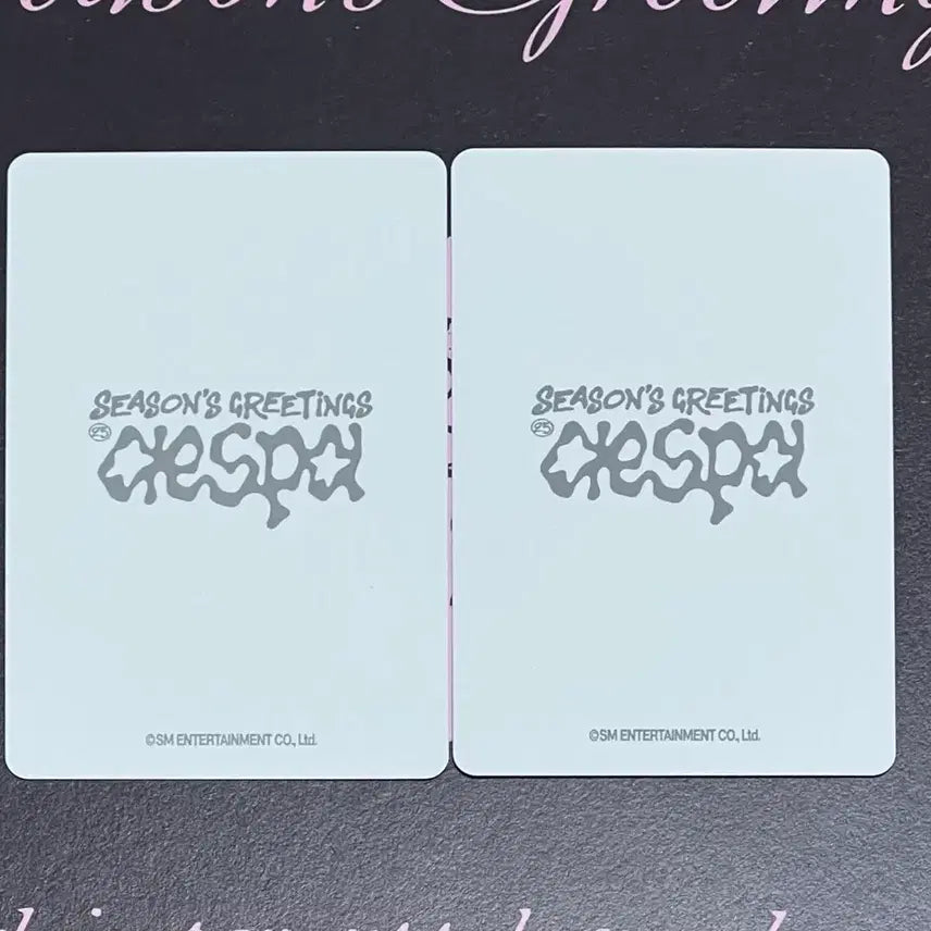 에스파 윈터 포카 2장 일괄 양도 드라마 더티워크 앨포 특전 시그