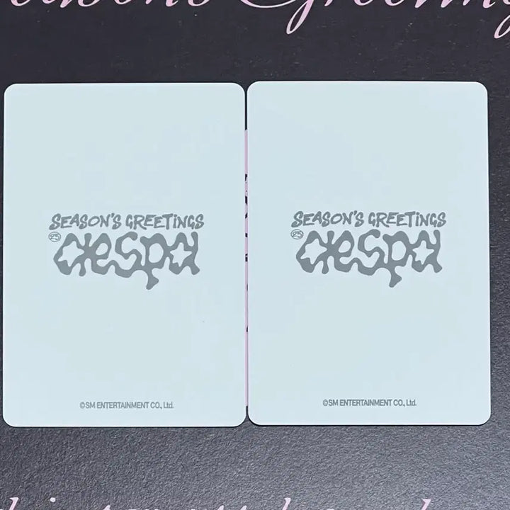 에스파 윈터 포카 2장 일괄 양도 드라마 더티워크 앨포 특전 시그