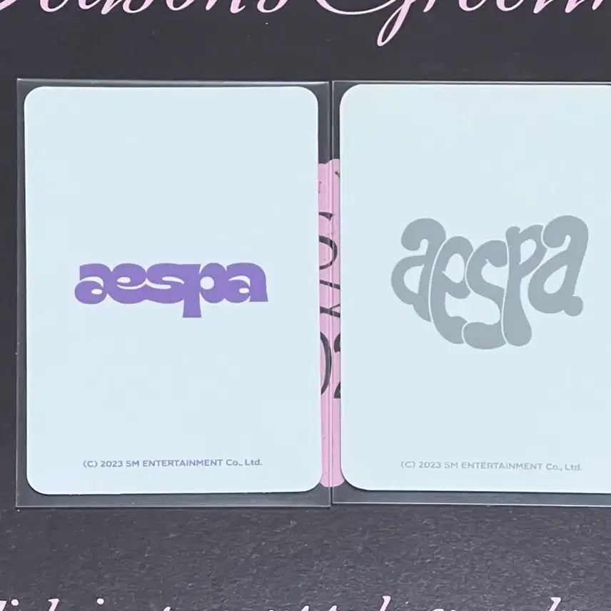 에스파 윈터 포카 2장 일괄 양도 드라마 더티워크 앨포 특전 시그