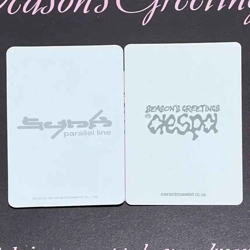 에스파 윈터 포카 2장 일괄 양도 콘서트 앨포 특전 시그 리치맨 위플래시