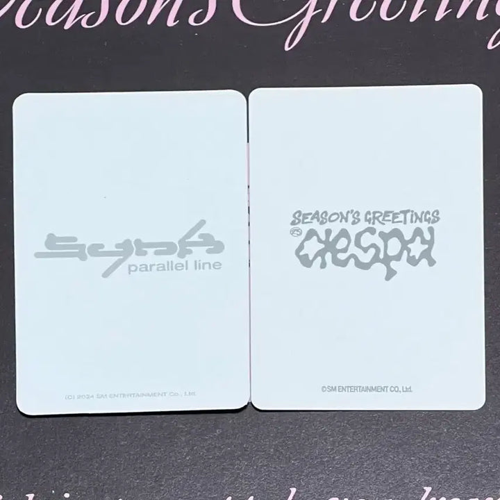 에스파 윈터 포카 2장 일괄 양도 콘서트 앨포 특전 시그 리치맨 위플래시