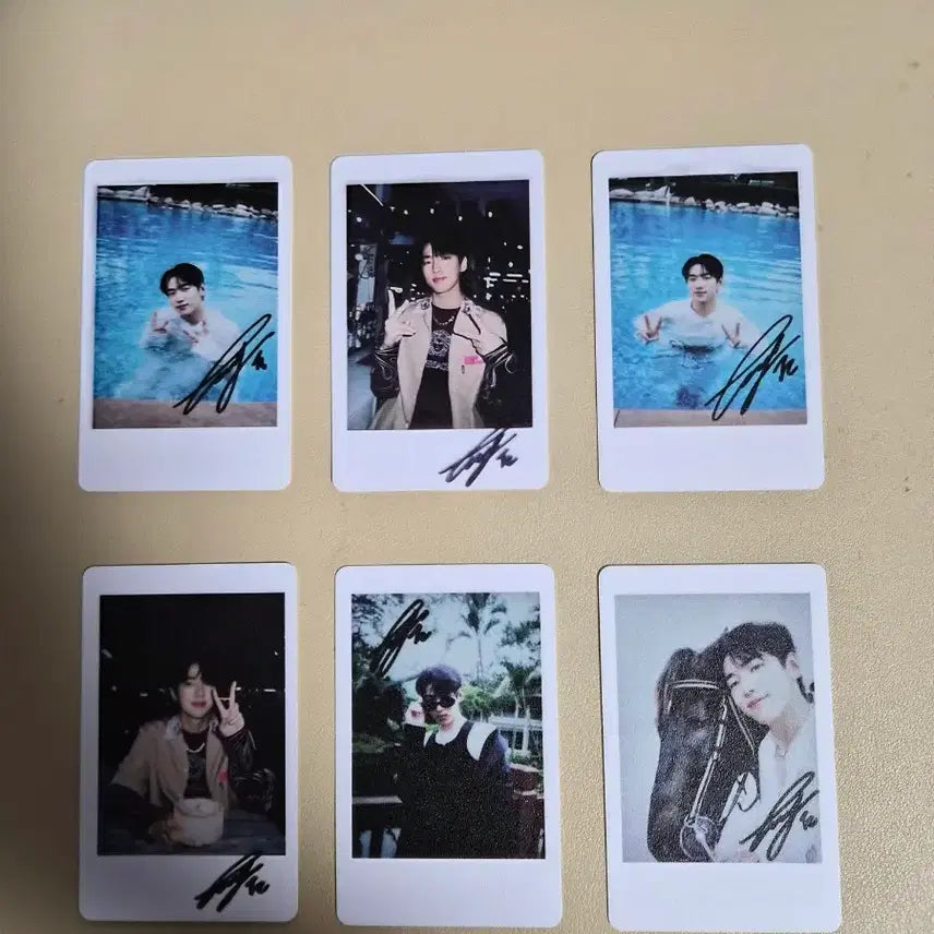 DKZ 재찬 싸인 폴라로이드 사진