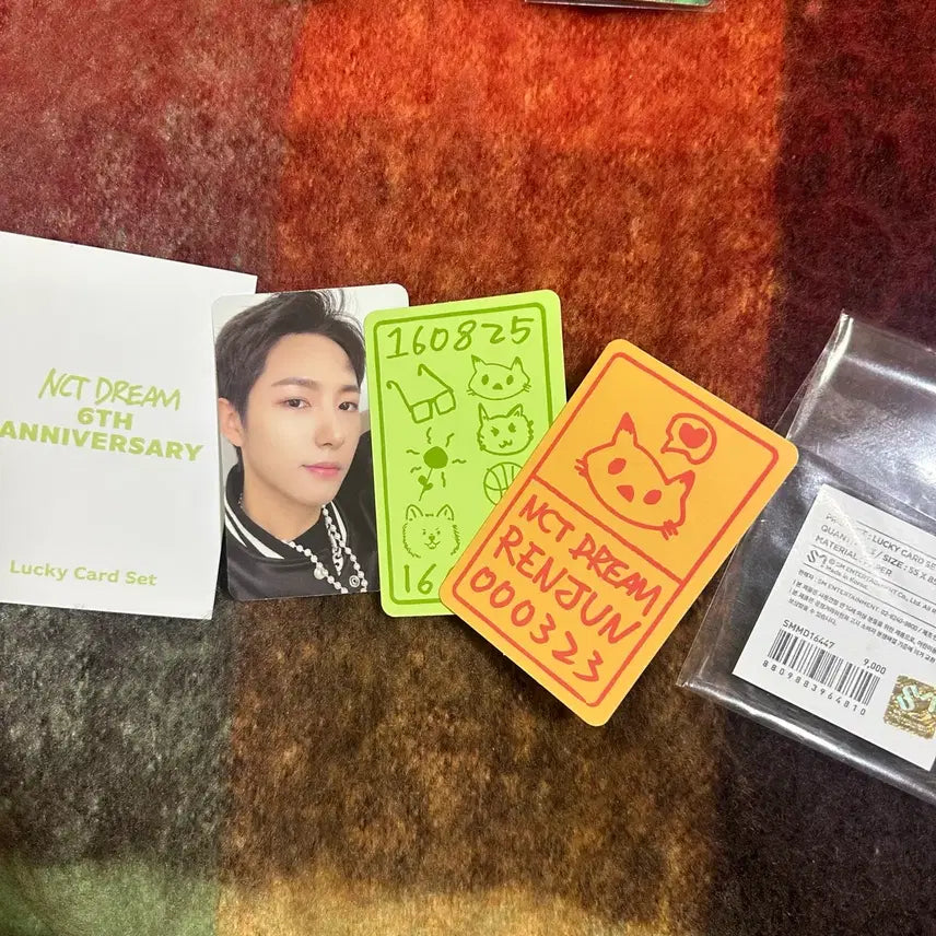 엔시티드림 런쥔 6주년 행운포카