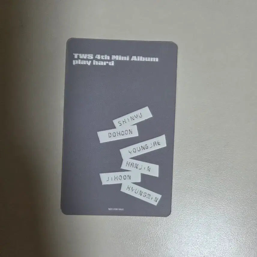 투어스 도훈 play hard 플레이하드 hmv 오프라인 럭드