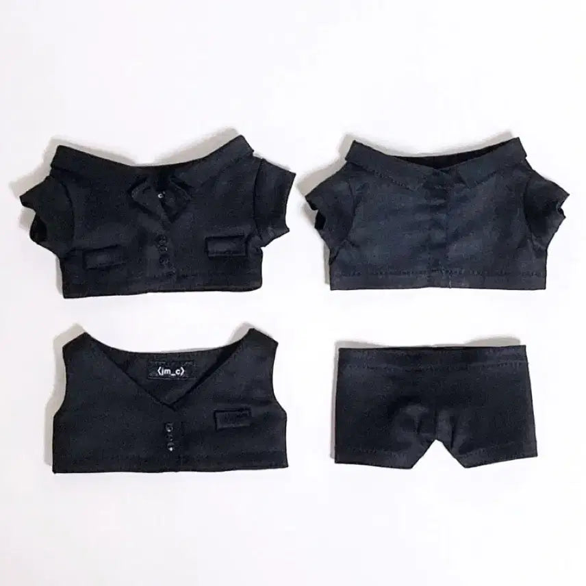 20 인형옷 양도 정장 쓰리피스 수트 검정 솜인덕장터 무솜인덕장터