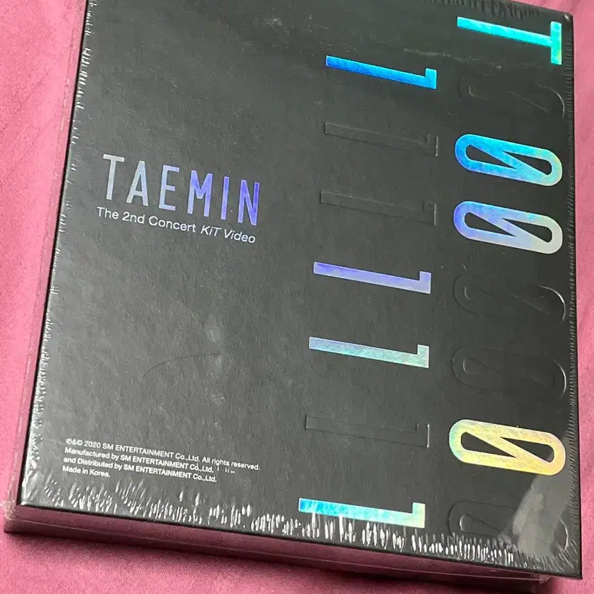 (미개봉)샤이니 태민 TMI콘 키노앨범 dvd 디비디 티엠아콘 키트비디오