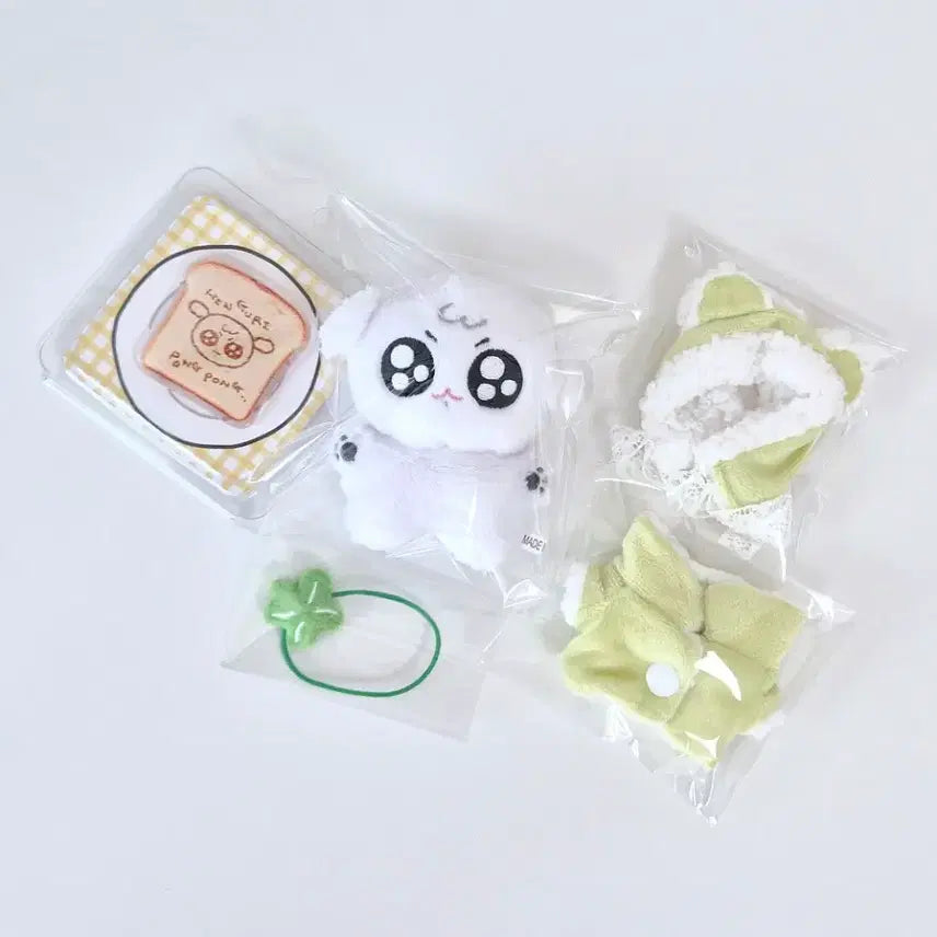 (새상품)방탄 정국 꾹뚜기 퐁뚜기 10cm 인형 키링 그립톡 세트 양도