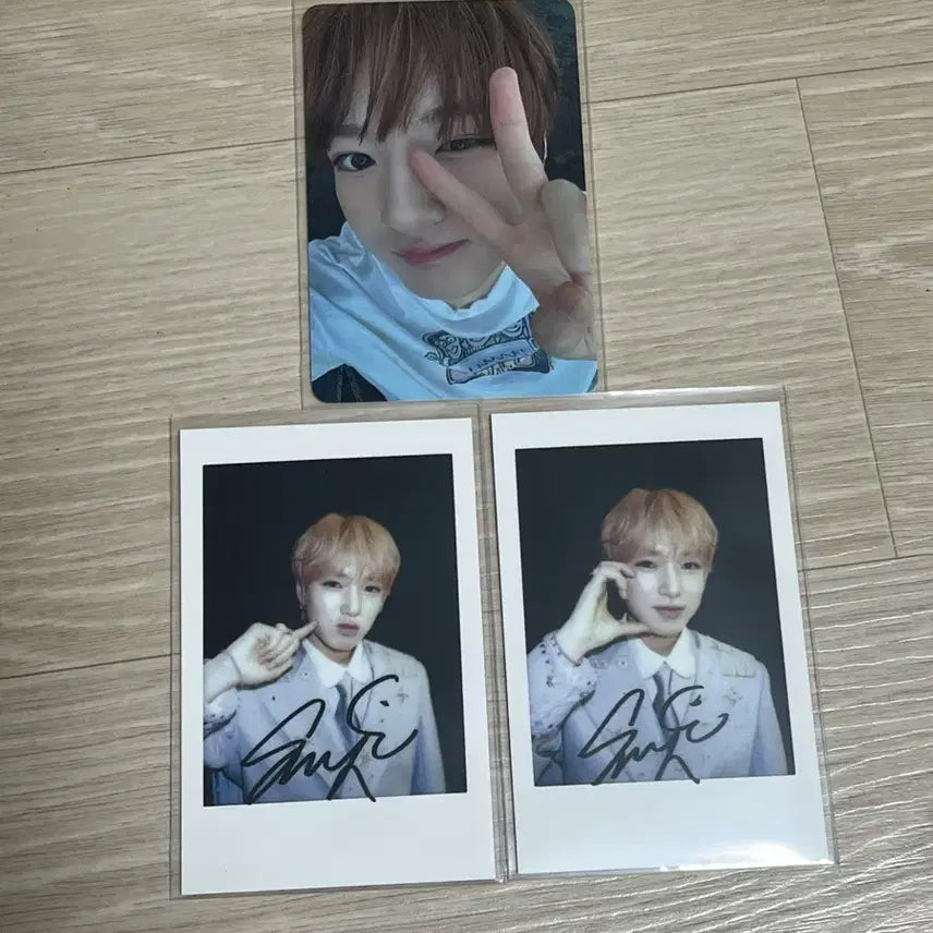 NCTWISH 엔시티위시 사쿠야 케이팝머치 특전 포카 미공포 세트