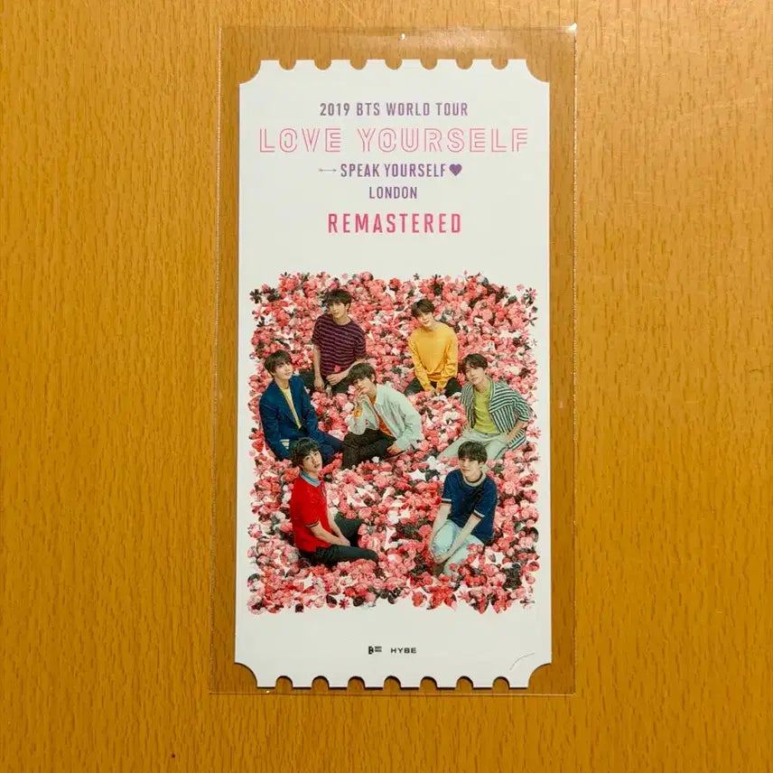 방탄소년단 <BTS MOVIE WEEKS> 오리지널티켓 2019