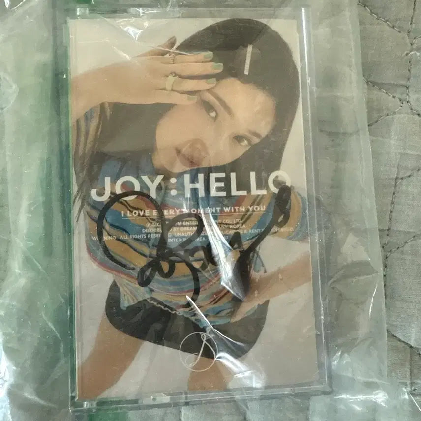 레드벨벳 조이 안녕 싸인 카세트테이프 판매합니다