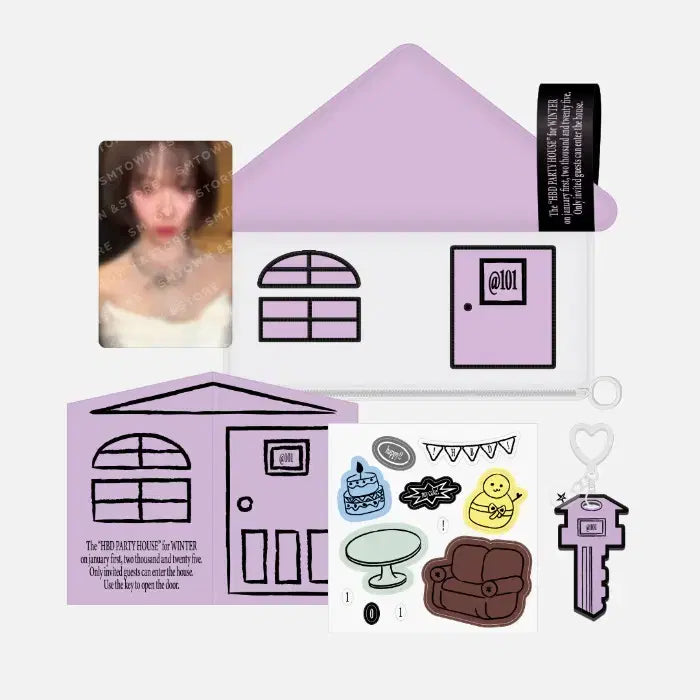 aespa 에스파 윈터 생일 벌스데이 파우치 팩 미개봉 새상품