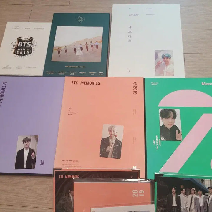 방탄소년단 메모리즈 DVD 2015 16 17 18 19 20 디비디일괄