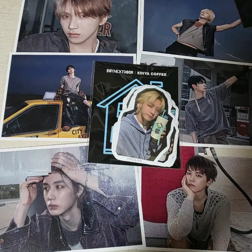 이디야 보넥도 엽서&스티커 일괄