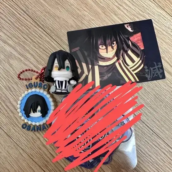 귀칼 미츠리+오바나이 세트 오바미츠 세트