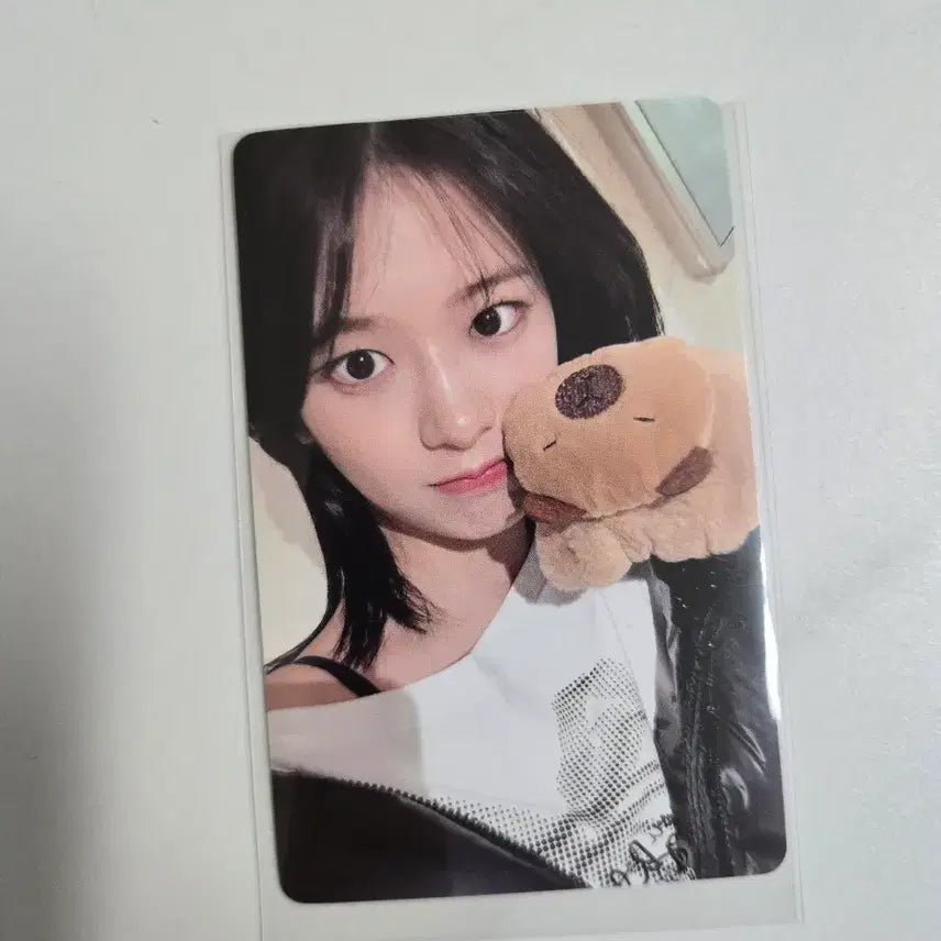 아이브 안유진 스위치 이즈위 카피바라 포토카드