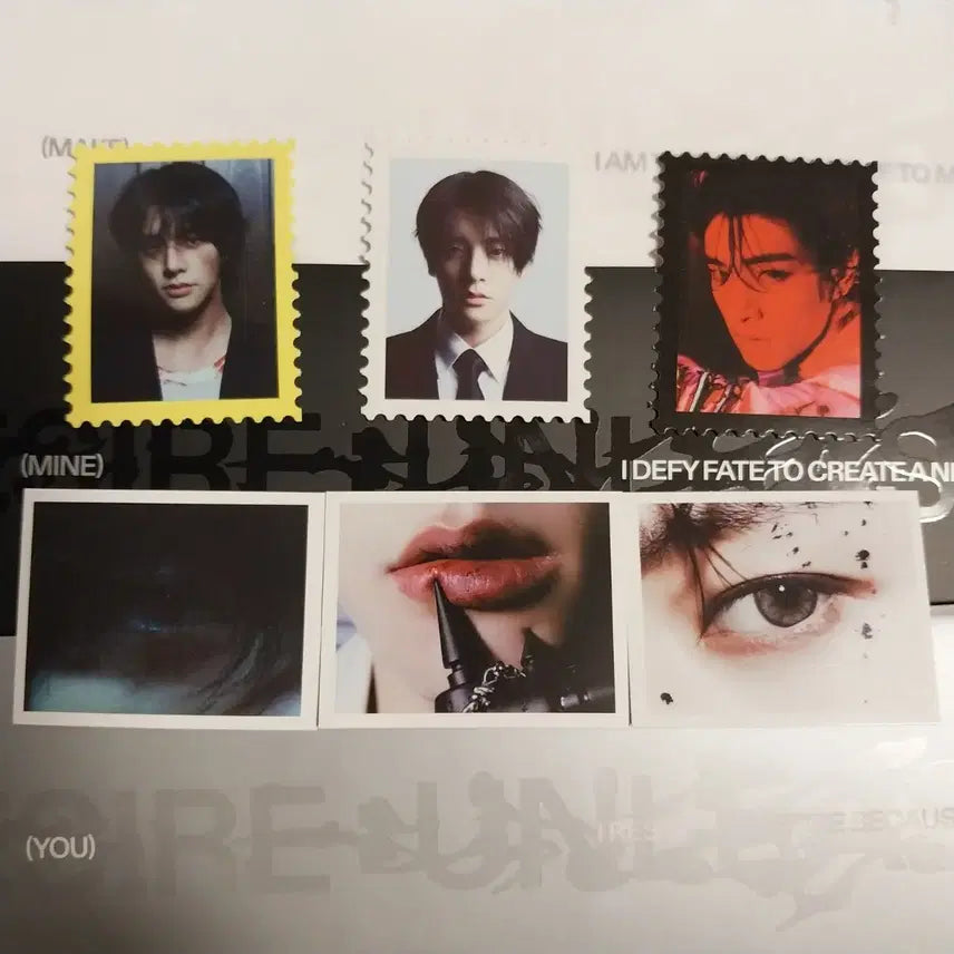 제이크 씰 미니포토 desire unleash엔하이픈 우표 증명사진 증사