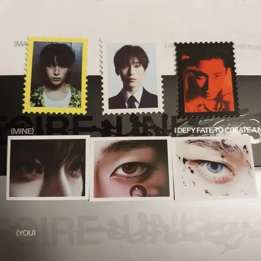 선우 씰 미니포토 desire unleash 엔하이픈 우표 증명사진 증사