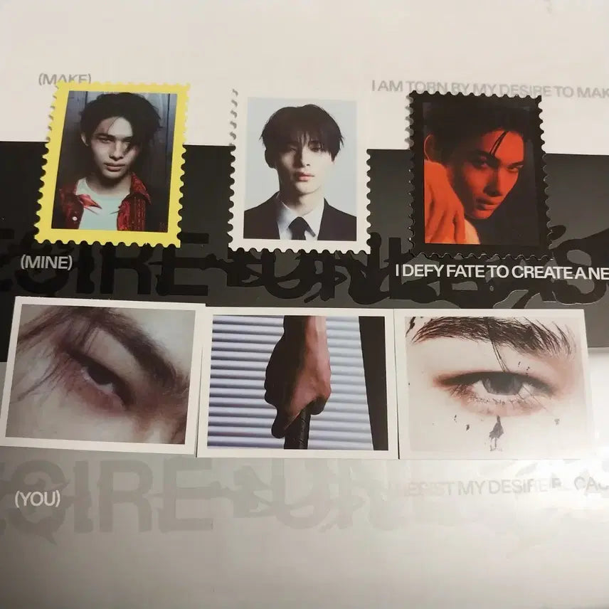 니키 씰 미니포토 desire unleash 엔하이픈 우표 증명사진 증사