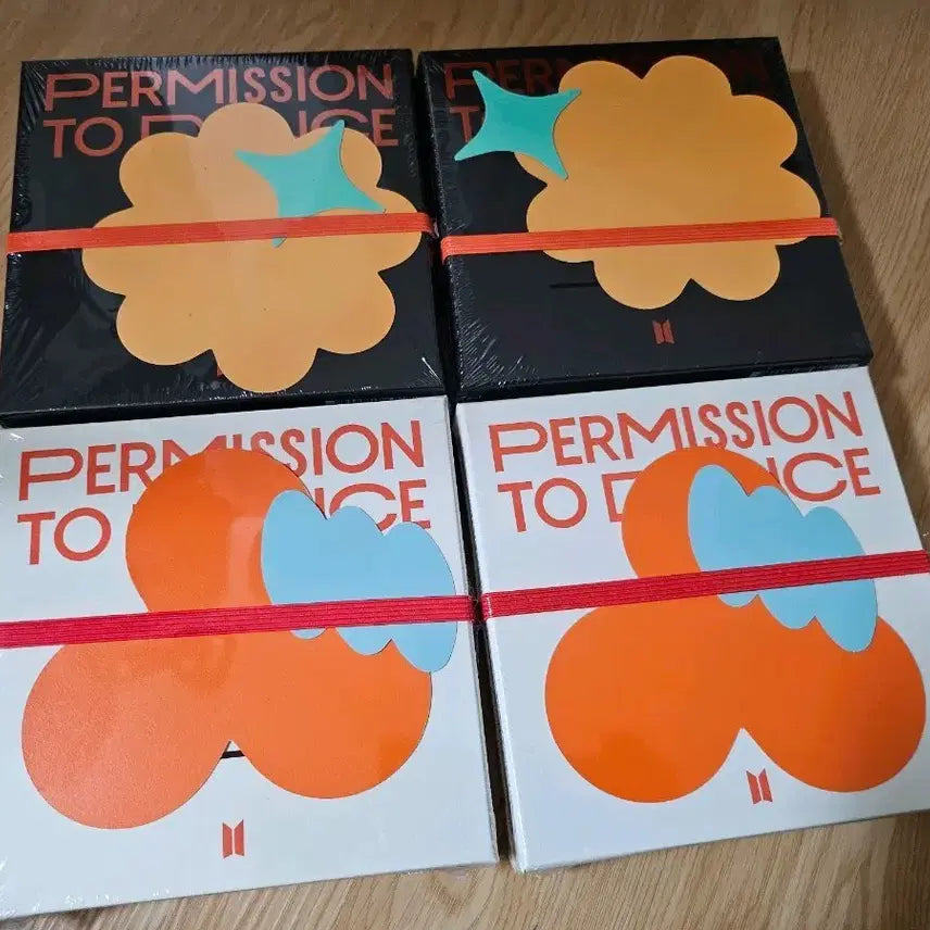 미개봉4개 일괄 방탄소년단 Permission To Dance 앨범 세트