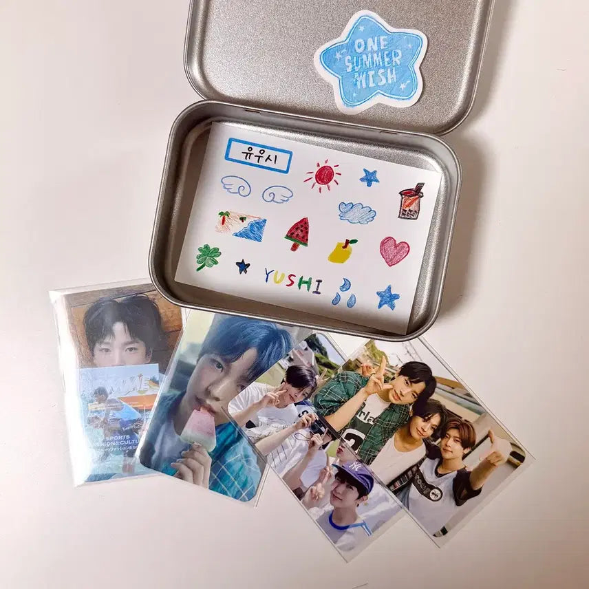 엔시티위시 전시회 엠디 유우시 버전 틴케이스 양도 시온리쿠유우시재희료사쿠