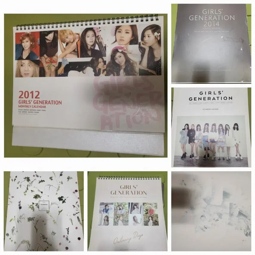 소녀시대 시즌그리팅 달력 다이어리 일괄 양도