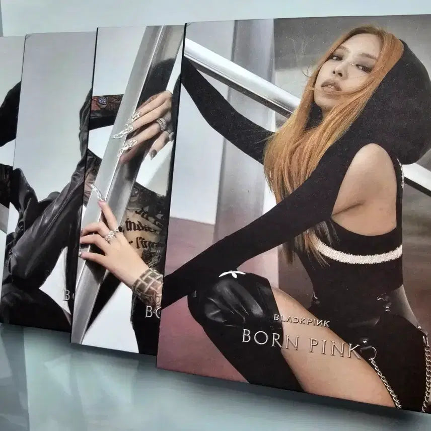 블랙핑크 본핑크 디지팩 4종 세트 풀구성 팝니다.