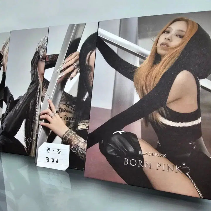 블랙핑크 본핑크 디지팩 4종 세트 풀구성 팝니다.