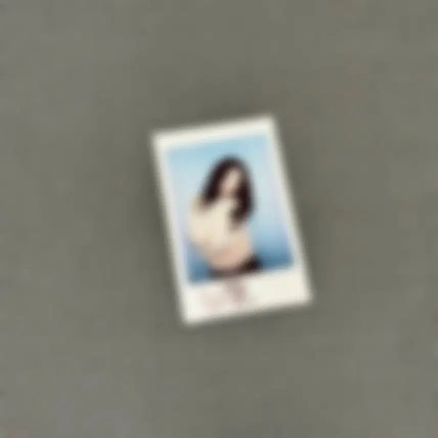 트리플에스 신위 친필 싸인 폴라로이드 팬싸 싸폴