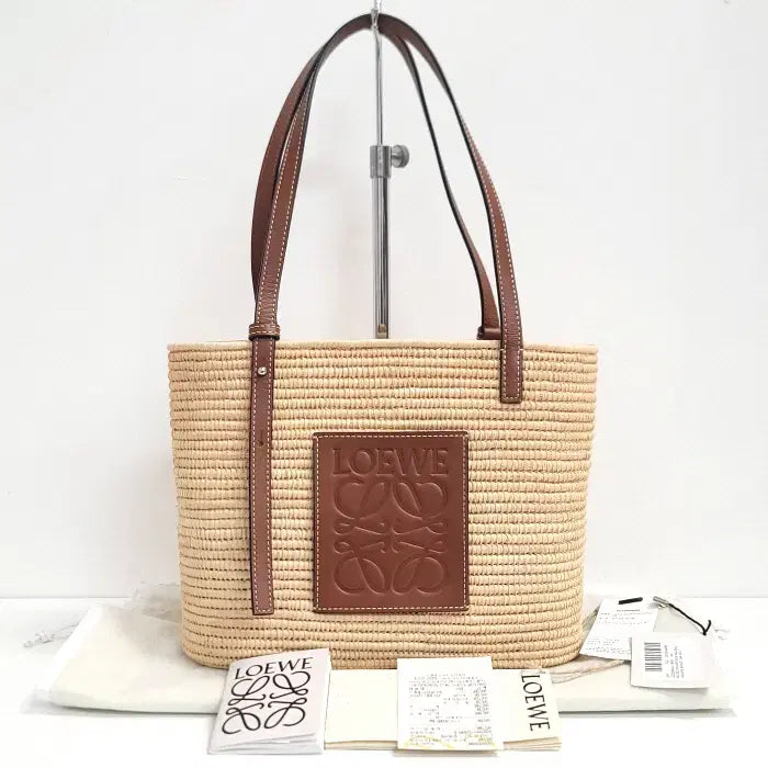[BUNJANG] Loewe Raffia Square Small Bag / 로에베 라피아 스퀘어 스몰 백