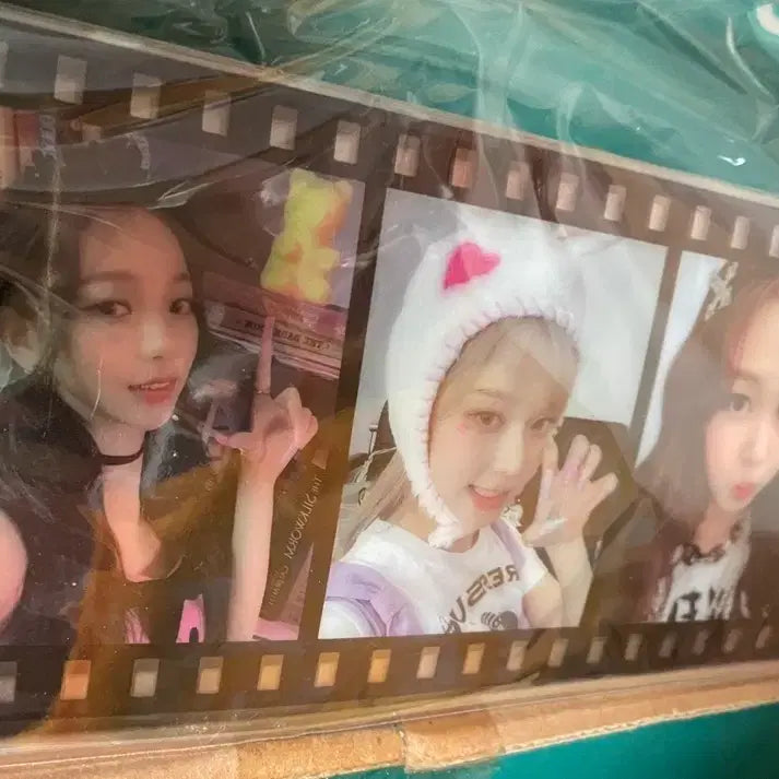 에스파 위드뮤 걸스 투명필름 특전 aespa 미개봉 네컷