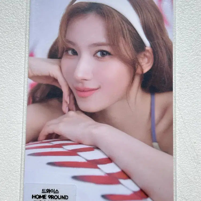 트와이스 사나 HOME 9ROUND 트레카 22번 포카 양도합니다