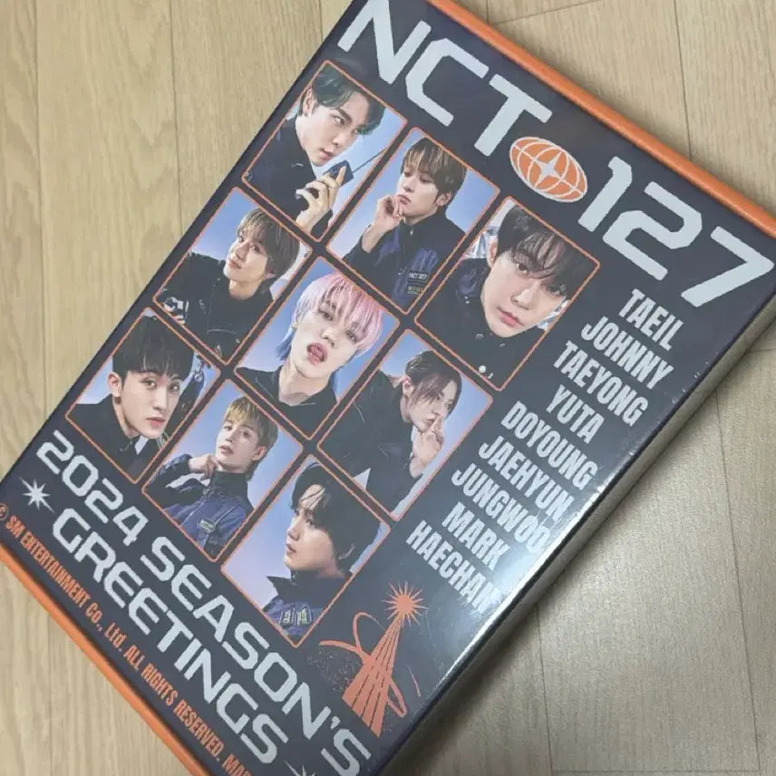 (미개봉/원가이하) NCT 127 2024 시즌그리팅 시그 풀박 엔시티