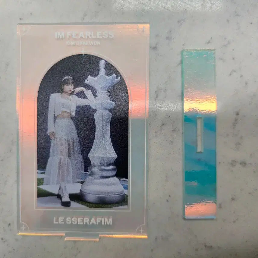 르세라핌 김채원 일본 한정 아크릴 스탠드